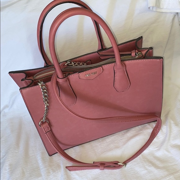 New Nine West pink leather hand bag - Picture 5 of 6